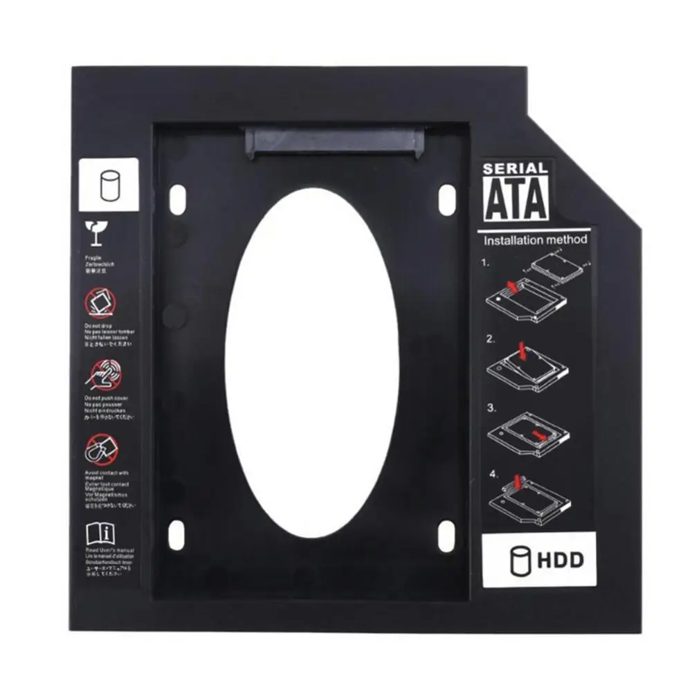 

Bracket 9.5/12.7mm 2.5inch SATA Hard Drive SSD Tray Caddy for Laptop Notebook
