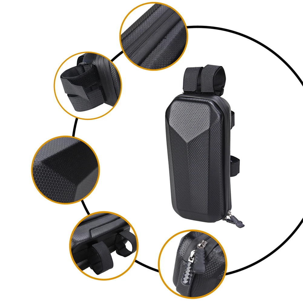 

New Scooter Bag PU Waterproof Bicycle Bag Large Capacity Electric Skateboard Front Bag Riding Storage Bag Cycling Accessories