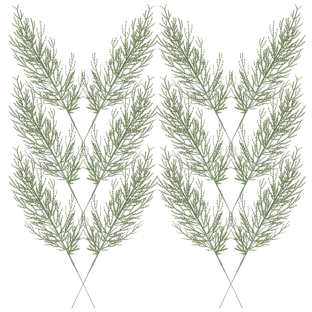 40 шт. искусственные сосновые ветки поддельные иглы имитация ветвей кедровые