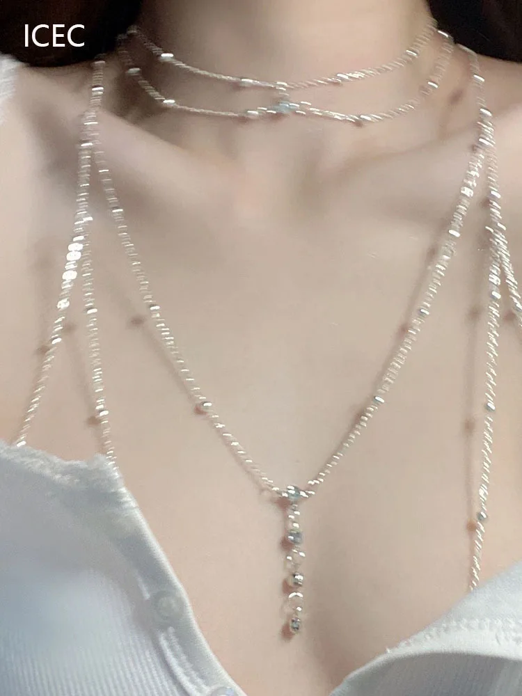 Ожерелье из стерлингового серебра 925 пробы ожерелье на груди Алисы мечты крутой