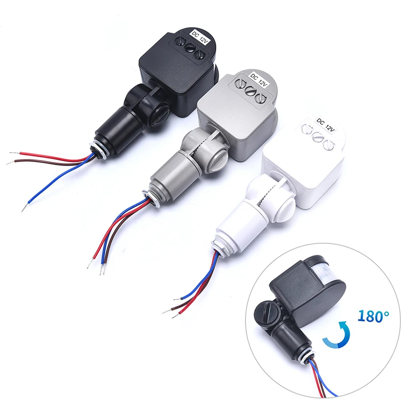 

Motion Sensor DC12V Infrared PIR Movement Detector Outdoor Sensor Light Switch
