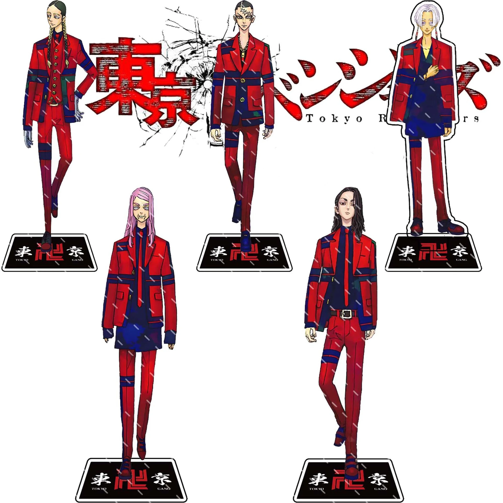 

JP Anime Tokyo Revengers Figure Cosplay Acrylic Stand Manjiro Sano Mikey Izana Kurokawa Hinata Atsushi Model Plate Holiday Gifts