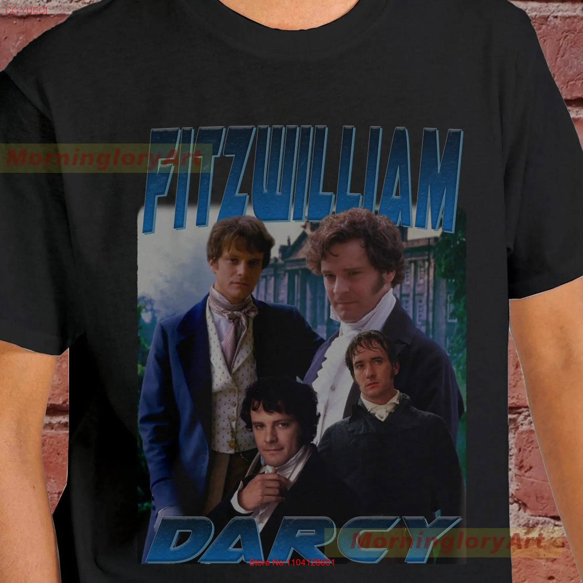 Fitzwilliam Darcy футболка свитер хлопковая одежда с длинным или коротким рукавом