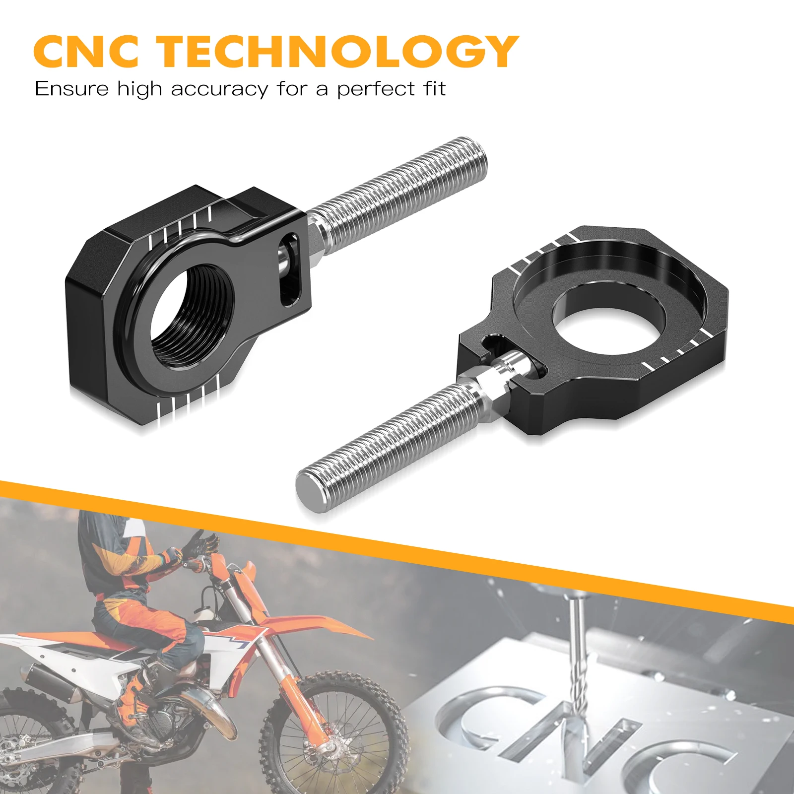 Для GasGas 2024 EC300 EC250 EC MC EX 125 250 300 250F 350F 450F ECF MCF EXF 350 450 22 мм задний мост блоков цепи