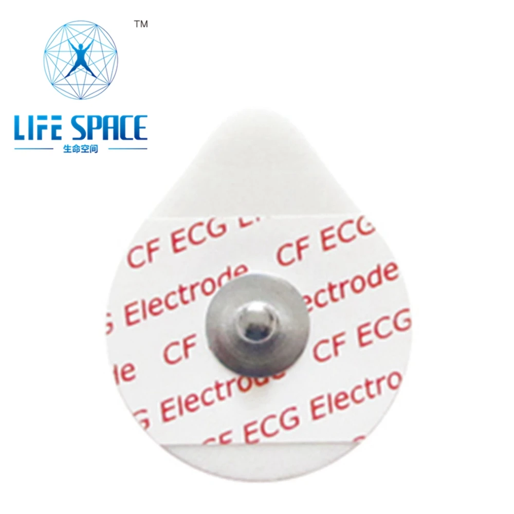 

Disposable elctroder neonatal elctroder size 30*36mm foma basic button pad with Ag/Agcl for ecg cable connecting 50pcs