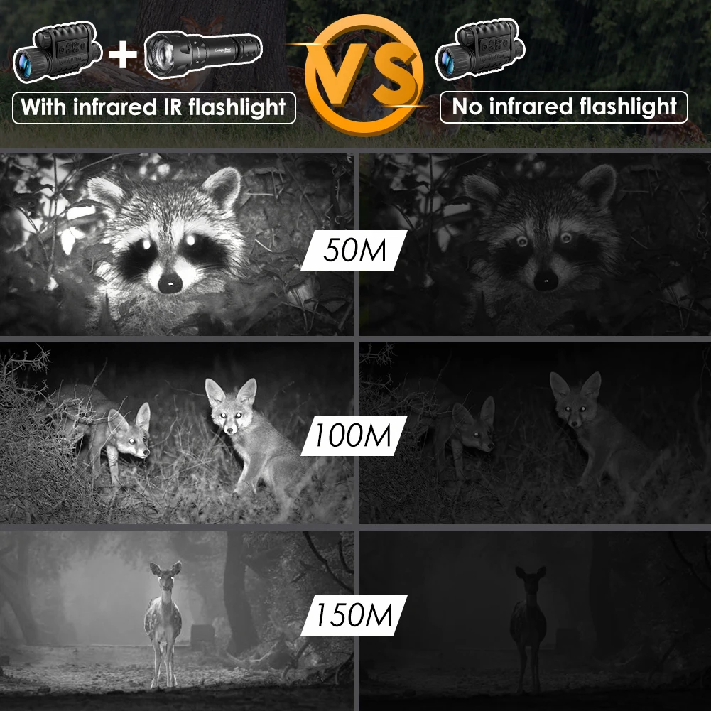 UniqueFire охотничий фонарь ir 850 нм белый красный зеленый свет зум осветитель 3 режима