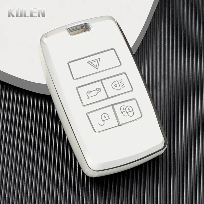 

Чехол Для Ключей От Машины Из ТПУ С Пультом Дистанционного Управления Для Land Rover Range Rover Evoque Discovery Sport Velar...