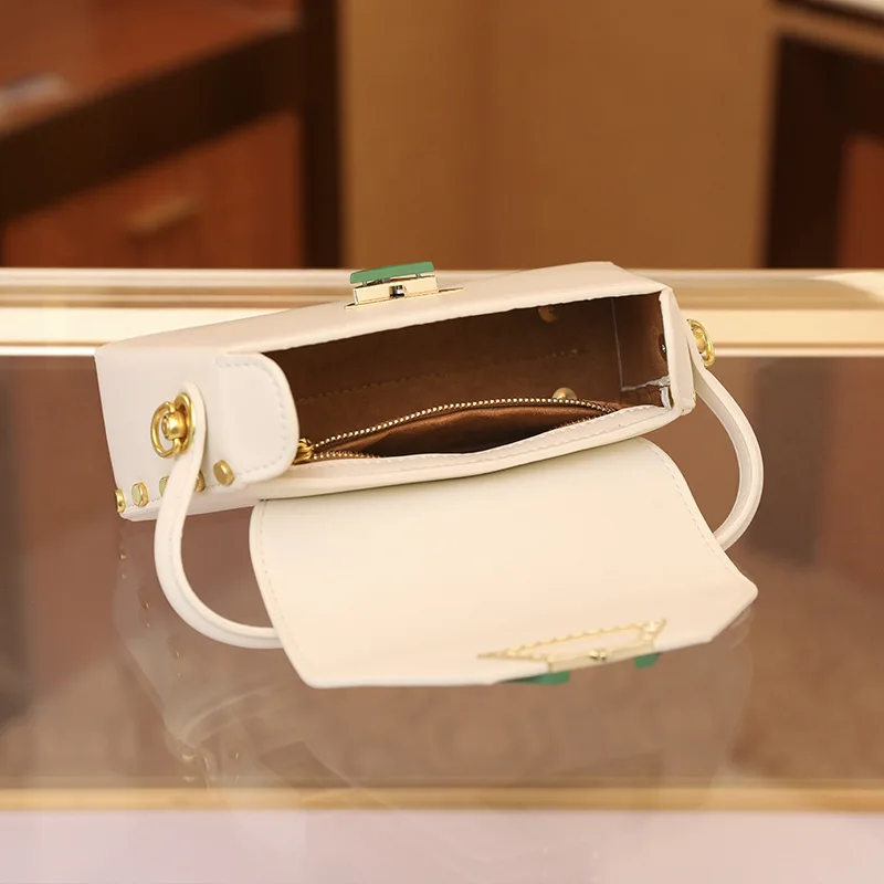 2023 New Fashion Panelled Chain Shoulder Messenger Bags High Quality Women Purse And Handbags Small Luxury Square Bag Sac A Main