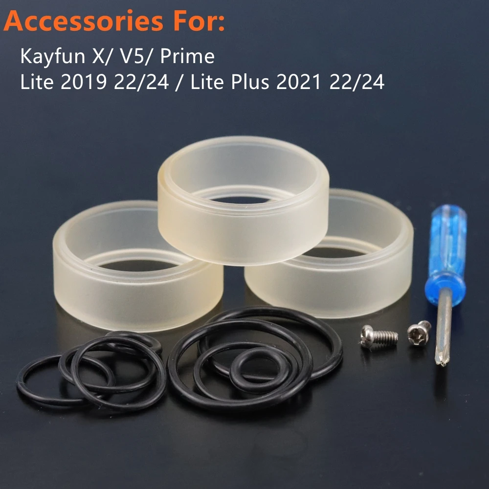 

Kayfun Series Accessories Silicone O-Rings Screws PSU Tank airflow intake adjustable For Kayfun X/V5/Prime/Lite /Lite Plus 2021
