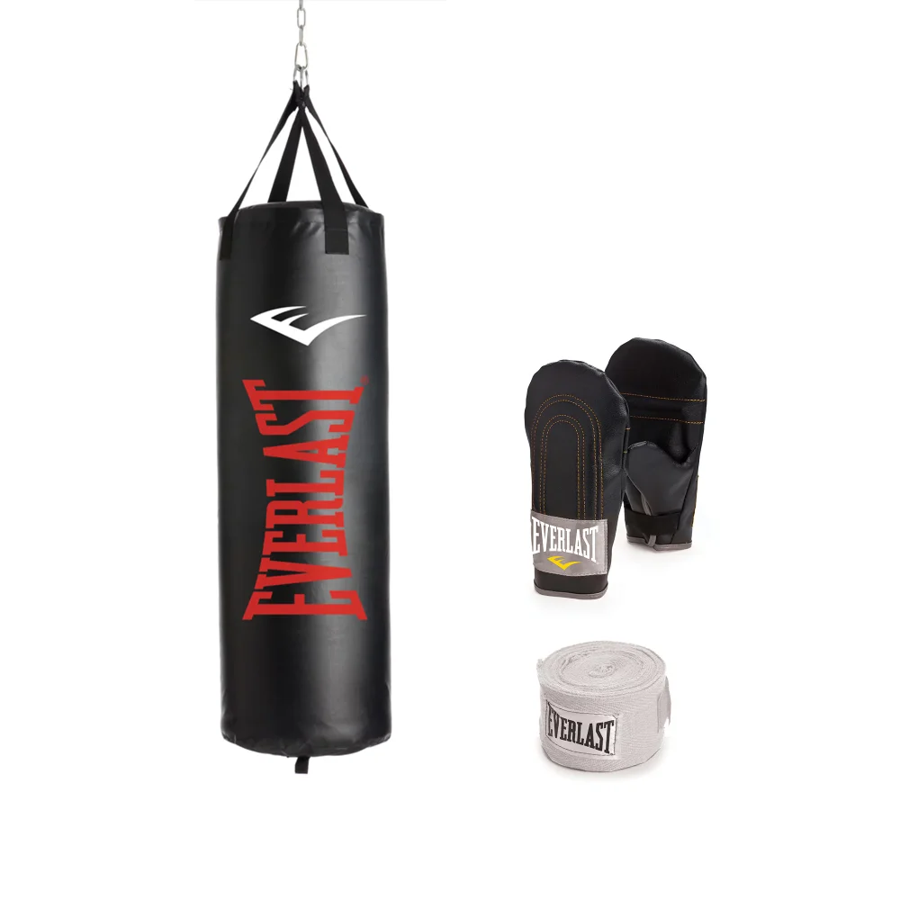 

Everlast 100 lb. Nevatear Heavy Bag Kit sandbag punching bag boxing