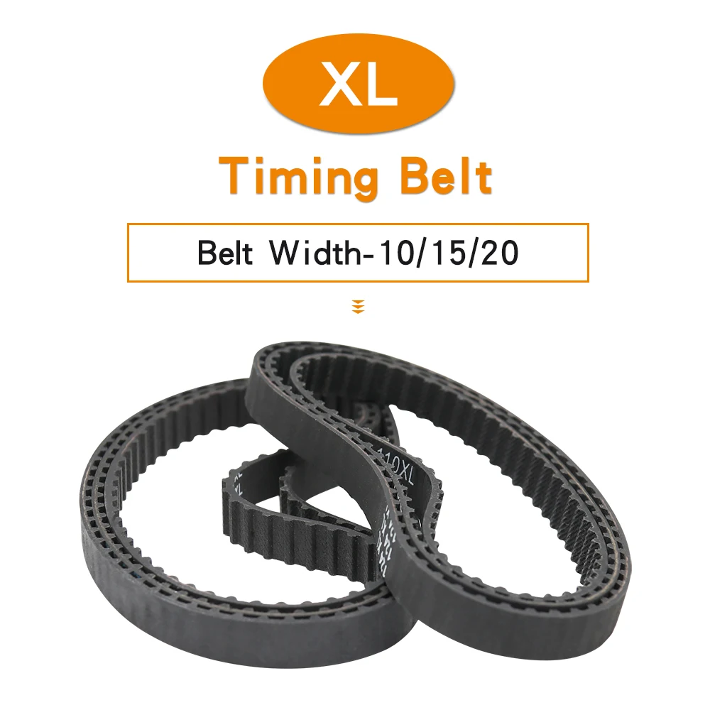 

XL Timing Belt 106XL/108XL/110XL/112XL/114XL/116XL/118XL/120XL/122XL/124XL/126XL Rubber Synchronous Belt Width 10/15/20 mm