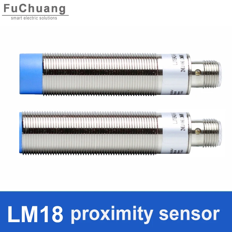 LM18 Индуктивный бесконтактный датчик 4-контактный Цилиндрический металлический