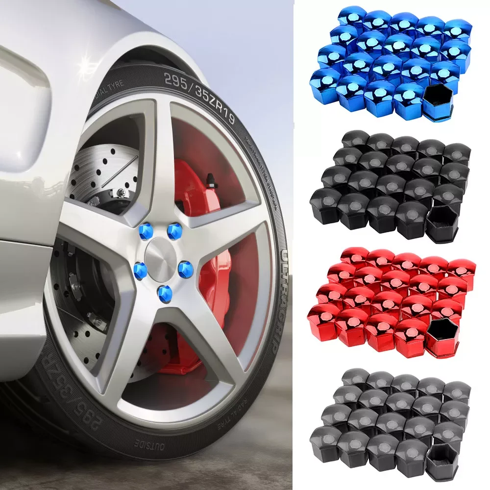 

17/19/21mm Car Wheel Nut Caps Protection Covers Caps Anti-Rust Auto Hub Screw Cover Car Tyre Nut Bolt Exterior Decoration
