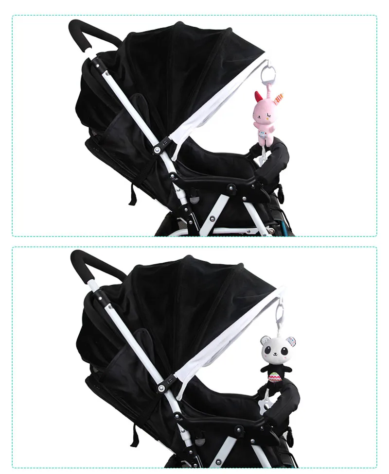 Newborn Baby Plush Stroller Toys Baby Rattles Mobiles Cartoon Animal Hanging Bell Educational Baby Toys 0-12 Months Speelgoed