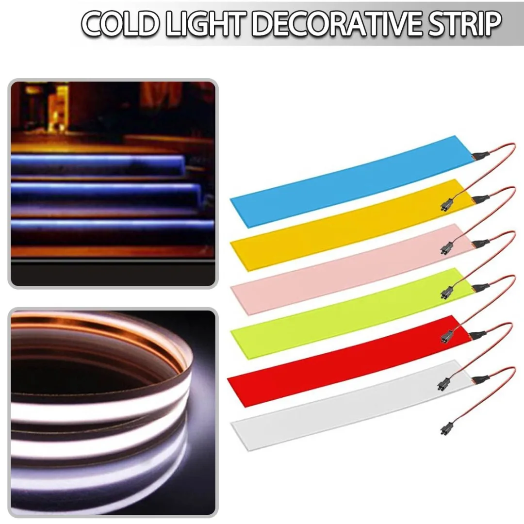 

Новинка 1 шт. автомобильная светодиодная панель Автомобильная декоративная лампа ультратонкий холодный свет атмосферные лампы для автомоб...