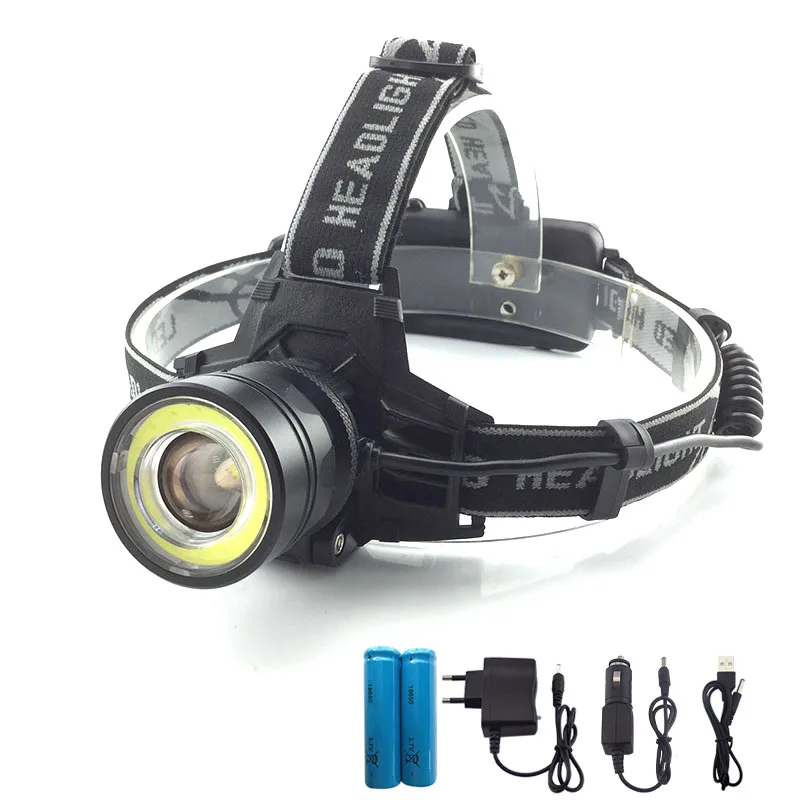 

Налобный фонарь, лампа с передней вспышкой, для походов, рыбалки, верховой езды