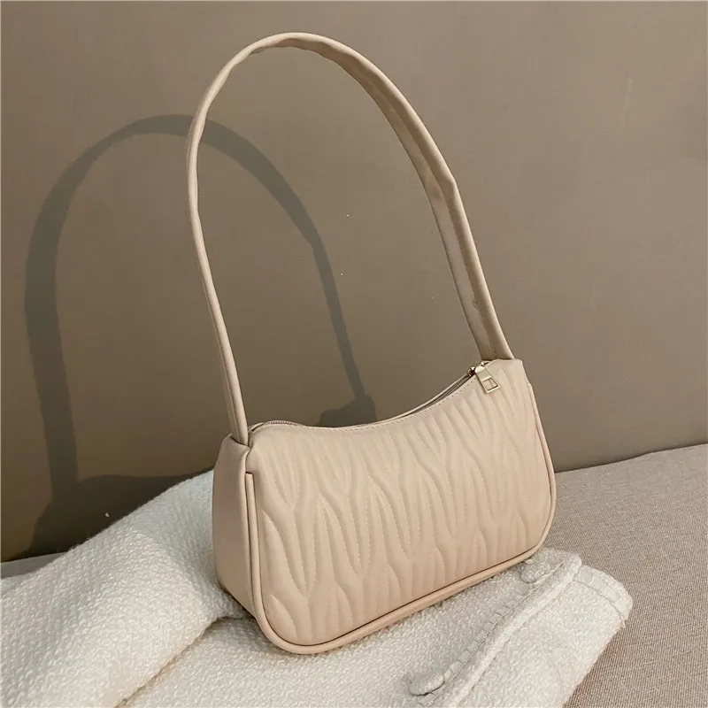 

Fashion Women Handbag PU Leather Shoulder Bags Female Casual Solid Color Messenger Bag for Women Luxury New Underarm Bag