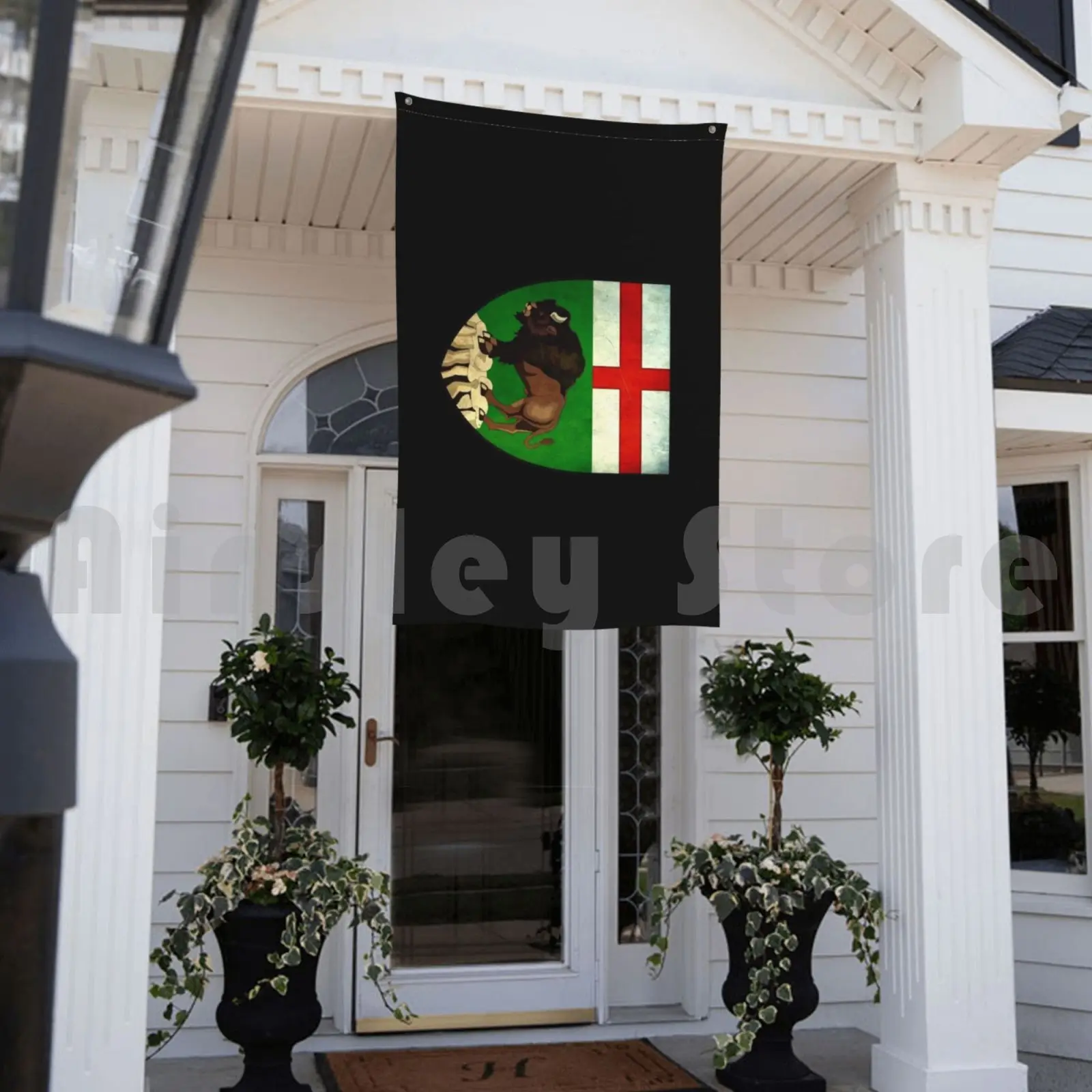 Винтажный экран для уличного декора флаг автомобиля флаг-герб герб печати