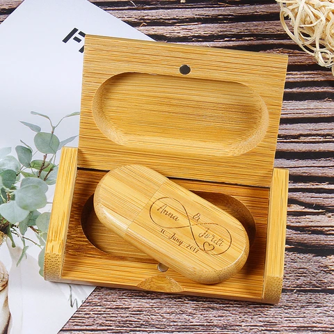 JASTER Wooden USB 2.0 Flash Drive 128GB