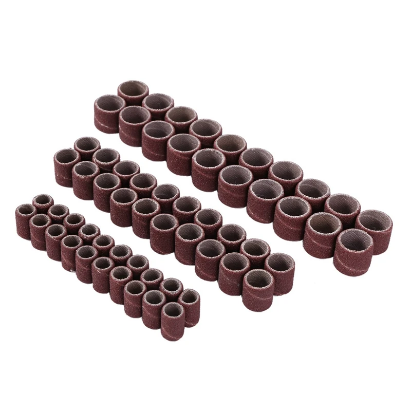 

198 Pcs Drum Sanders Set Including 180 Pcs Sanding Bands And 18 Pcs Drum Mandrels
