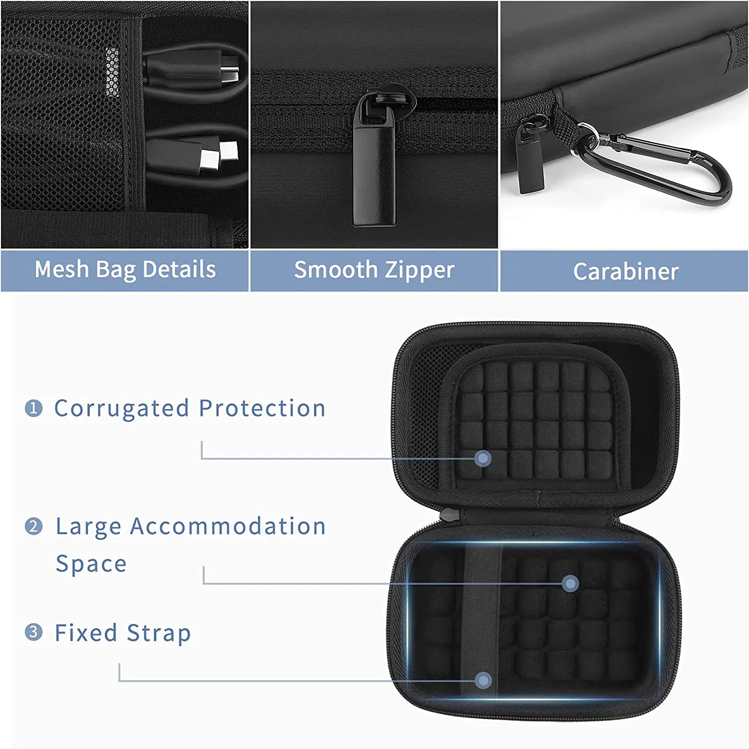 Внешние жесткие диски YINKE чехол для переноски жесткого диска Seagate/WD Elements/ Toshiba Canvio