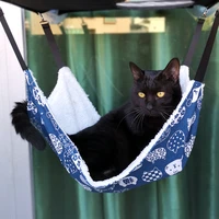 cat hammock double sided kitten hanging bed mat cat suspended bed cushion sleeping bag breathable resting sleepy pad pet article