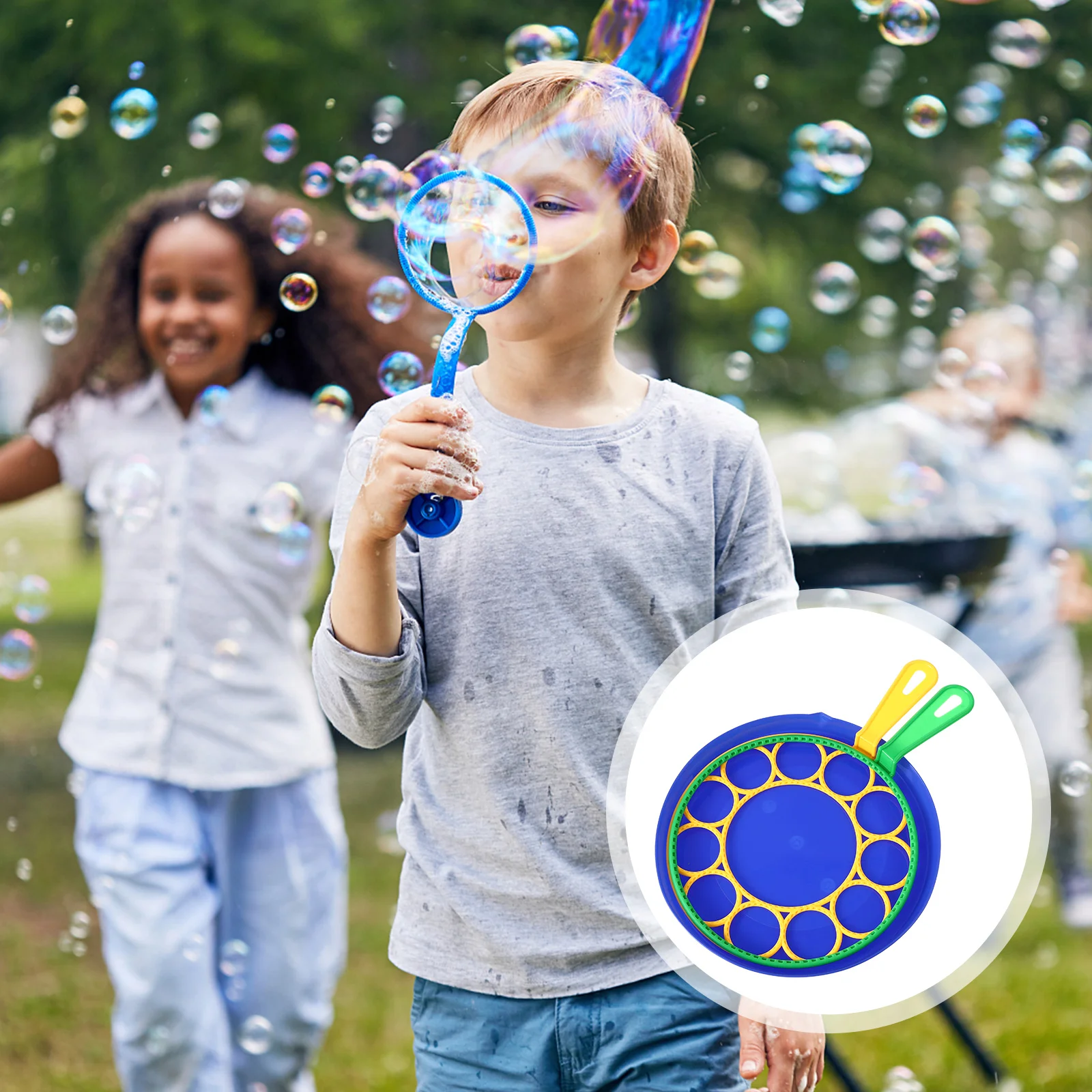 

3 Pcs Childrens Wedding Favours Bubble Tools Blowing Soap Big Machine Bubber Toddler Unpoppable bubbles