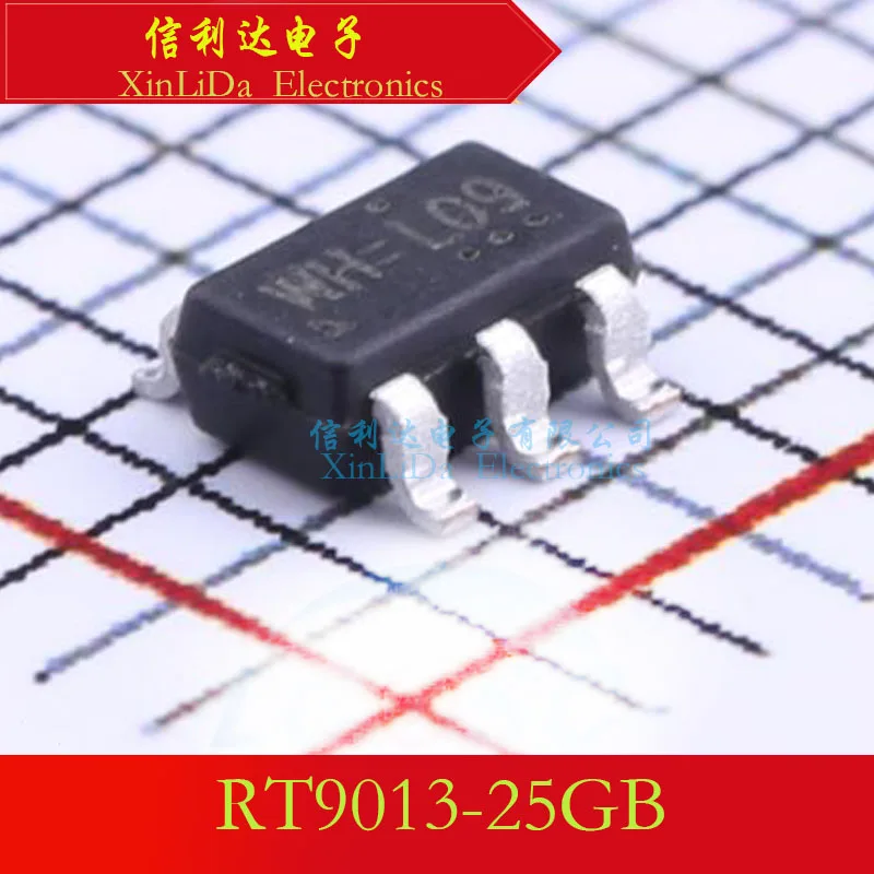

50 шт./лот линейные регуляторы напряжения (LDO) RT9013-25GB RT9013 SOT-23-5 новые и оригинальные