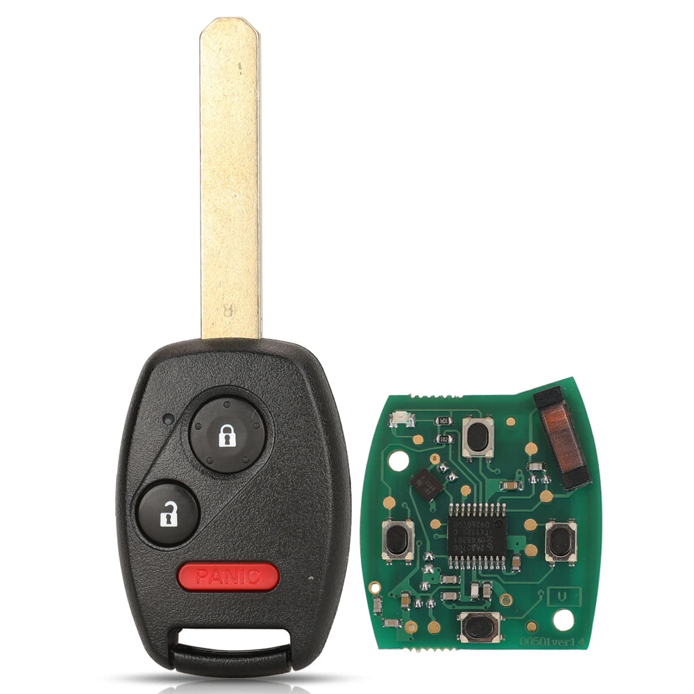 Jingyuqin 433 МГц ID46 PCF7961 Чип дистанционного ключа для Honda искусственная подсветка элемент пилота стандартная городская джазовая Одиссея Civic анна люлина городская азбука в стихах