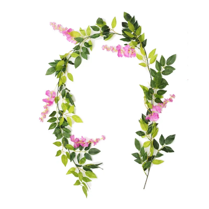 

Искусственная шелковая гирлянда глициния 7 футов