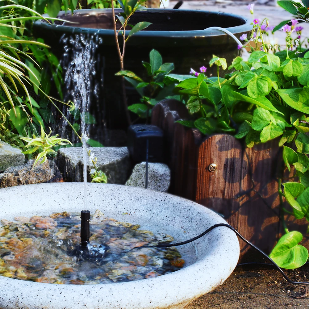 

Водяной насос на солнечной батарее, 5 Вт, 5 В, с панелью на колышке, для украшения сада, системы полива фонтанов, энергосберегающие наборы для бассейна