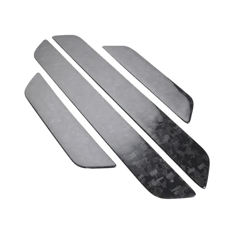 

Защитная Наклейка на порог автомобильной двери из кованого углеродного волокна для модели 3 2017-2019