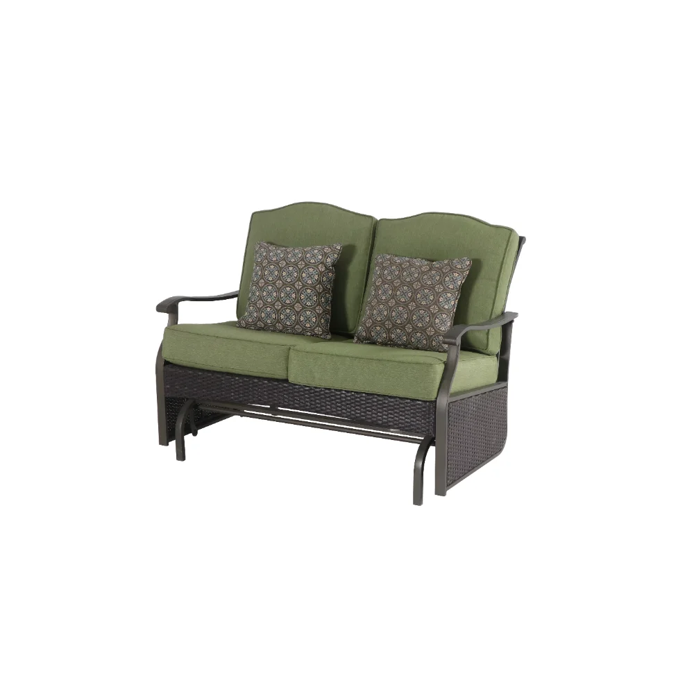 

Better Homes & Gardens Providence Steel Outdoor Glider Loveseat - Green