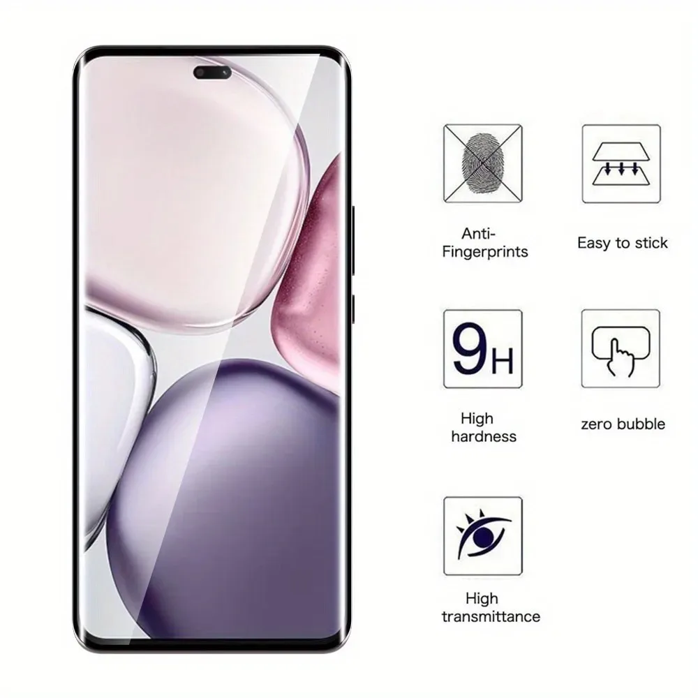 Фото Защитное стекло на весь экран (2 шт.) для Honor Magic 8 7 6 Pro Lite X9a X9b X9c, закаленное стекло для Honor 600 500 400 Pro 300 200 100 №4