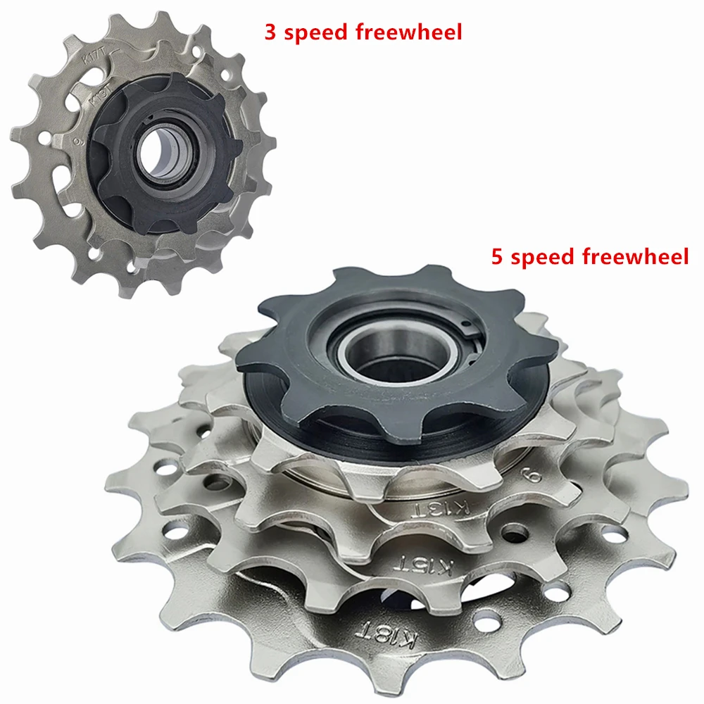 

Bicycle 3 / 5 Speed Freewheel Folding Bike 9-11-13-15-18T Transformed Into Variable Speed Hub And Flywheel Integrated Freewheel