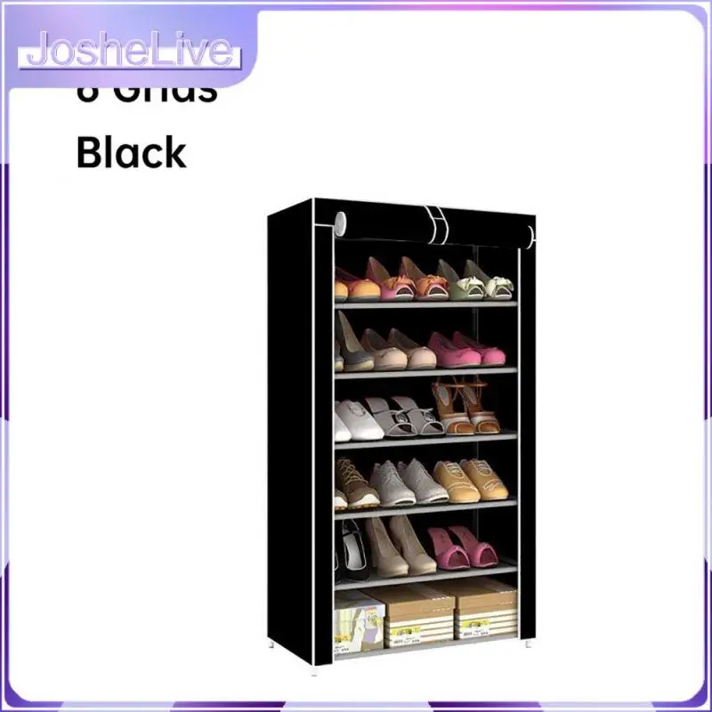 

Многофункциональный органайзер для обуви, подставка-держатель, многоуровневая вместительная полка для обуви, шкаф для обуви из нетканого м...