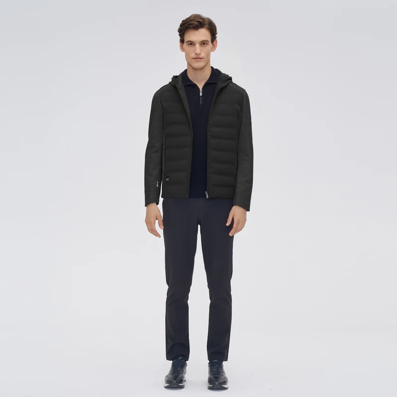 BOSIDENG зимняя пуховая куртка для мужчин 90% гусиный пух с капюшоном теплая умная