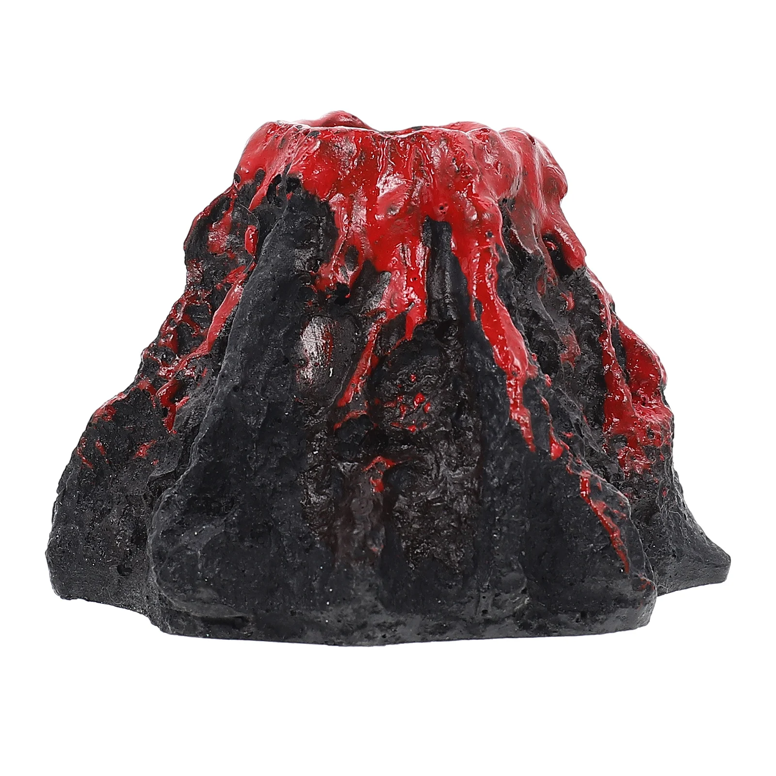 

Fish Tank Aquarium Bubbler Volcano Decor Decorations Air Stone Landscape Hiding Filter Shrimp Rockery Shelter Habitat Cave