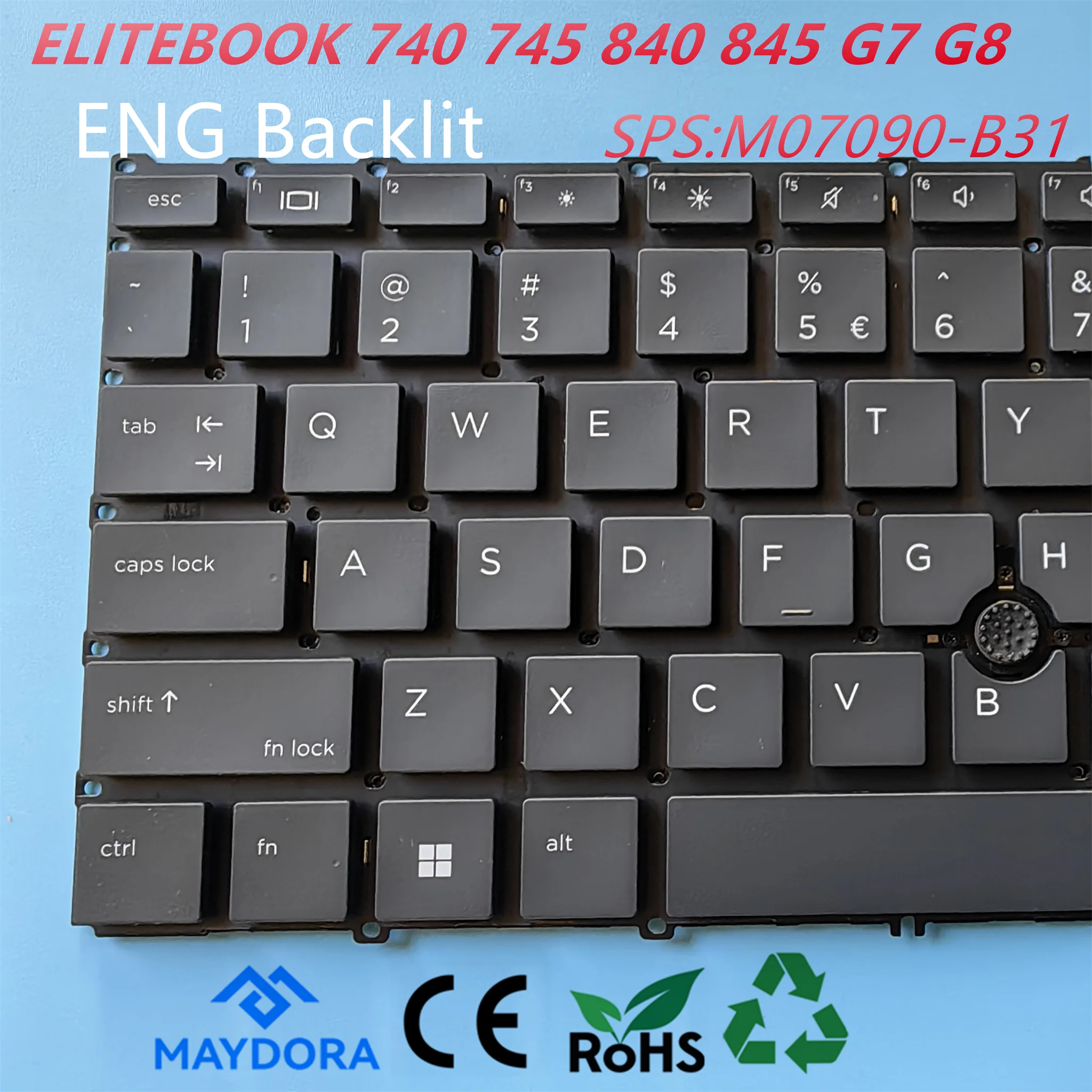 Новая оригинальная клавиатура GR Германия и США для ноутбука HP ELITEBOOK 840 845 740 745 g7 g8