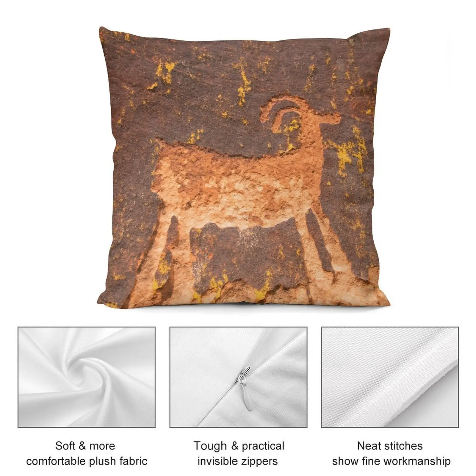 Декоративная подушка для дивана Desert Ram Petroglyph возле Moab
