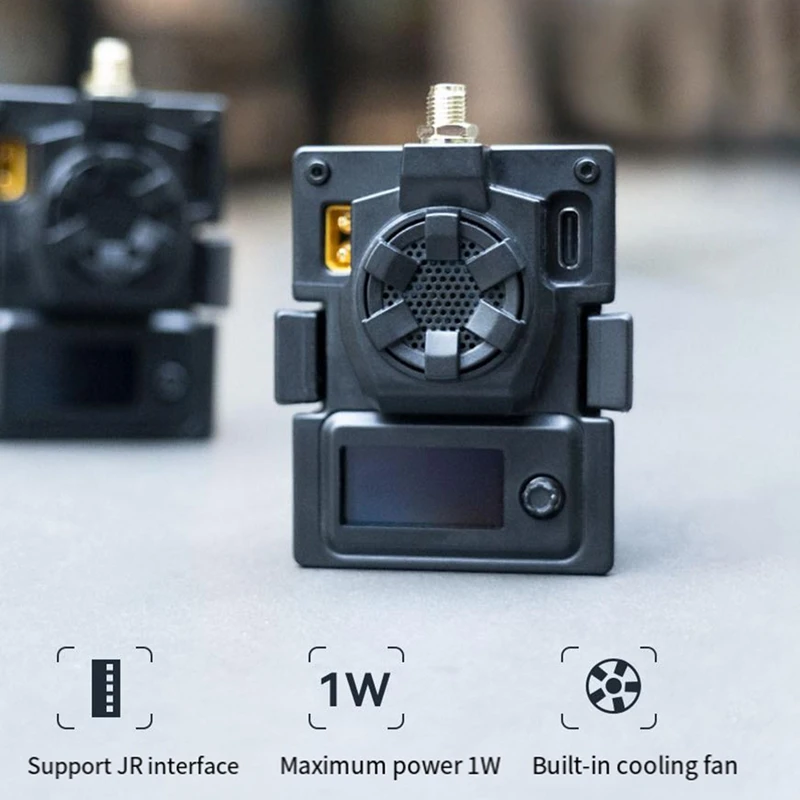 Для BETAFPV ELRS Micro-TX модуль 1 Вт OLED экран охлаждающий вентилятор Обогрев для T16IZ T16SZ T18SZ