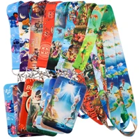 peter and wendy lanyard for keys chain id credit card cover pass mobile phone charm neck straps badge holder keys accessories