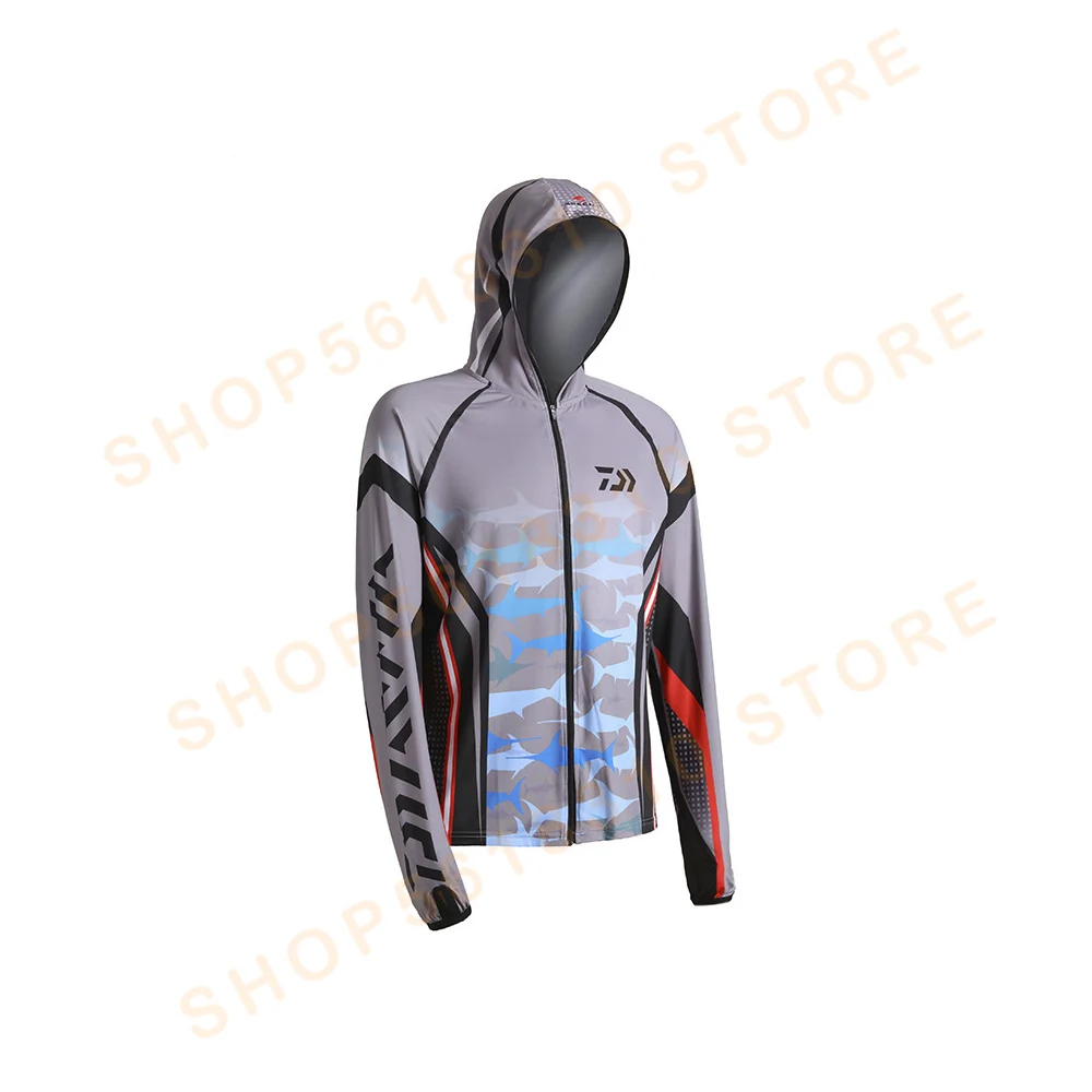 

Male Long Sleeves Fishing Coat Outdoor Sports Jersey Quick-Drying Fishing Sports Shirt Cloth