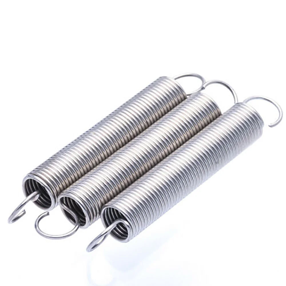 

1pcs. Dia wire tension spring. 1mm 304 Stainless Steel Tensile Spring Tensile Spring Length 70-120mm Hook Spring