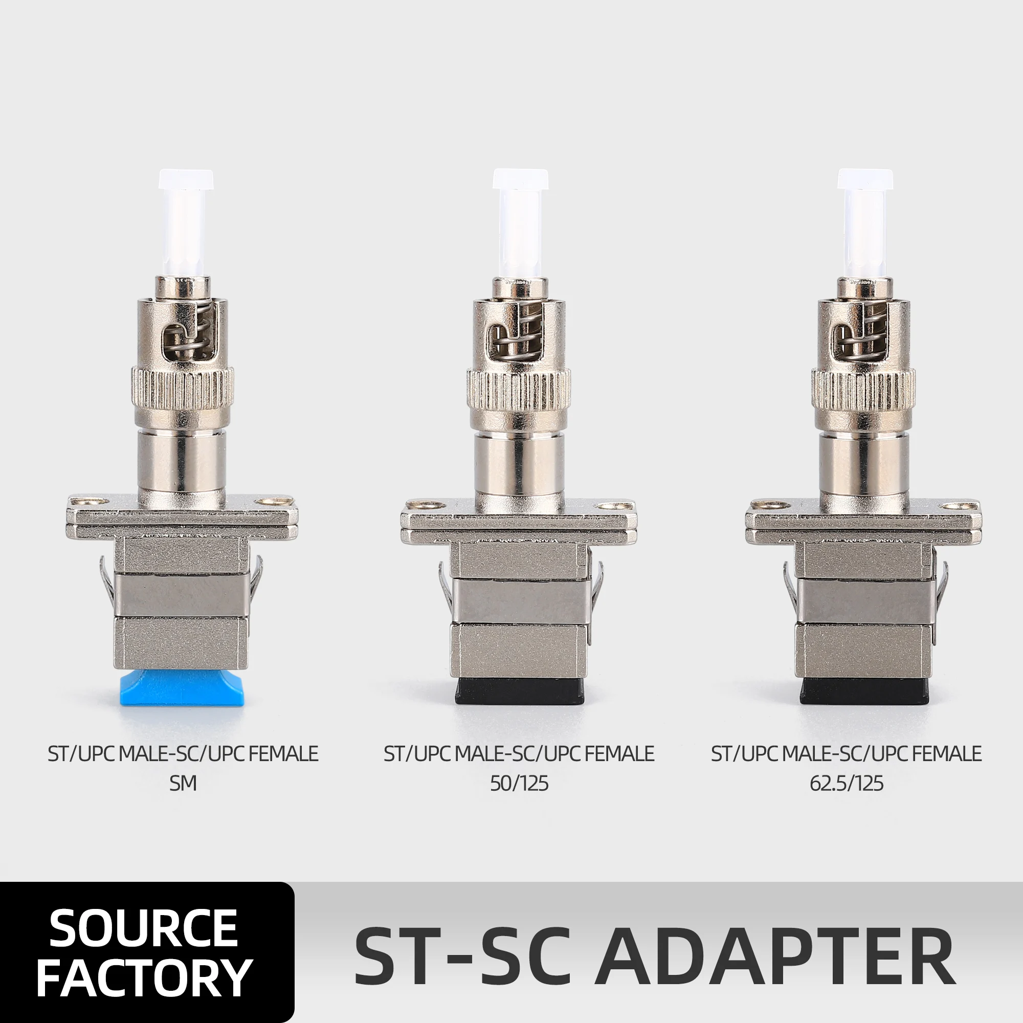 Fiber Optic Adapter ST Male SC Female Single Mode/Multimode Hybrid Connector Coupler Optical Power Meter Connector