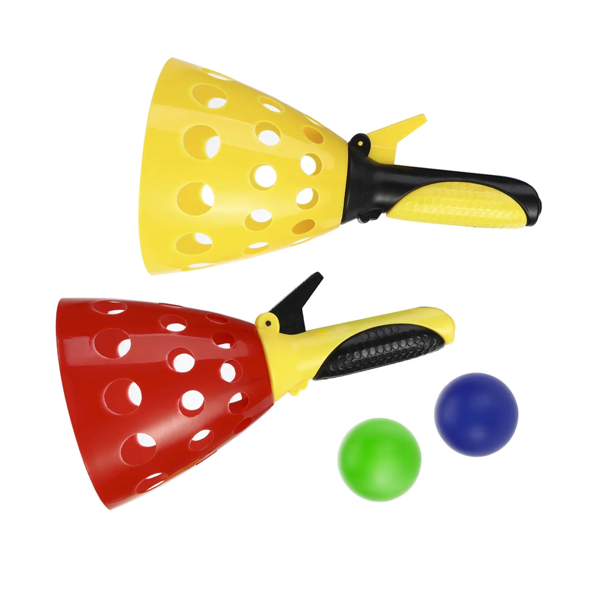 

Game Catchscooptoss Set Launcher Play Double Throw Catcher Trackballfor Garden Track Kids Sets Small Bubblesuper