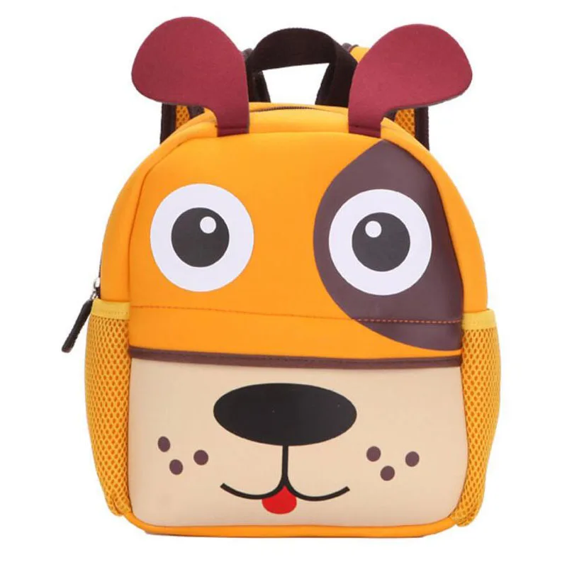Waterproof Children Cute Animal Schoolbag Kids Kindergarten Cartoon Animal Toddle Kids Backpack for 2-5 Years School Backpack