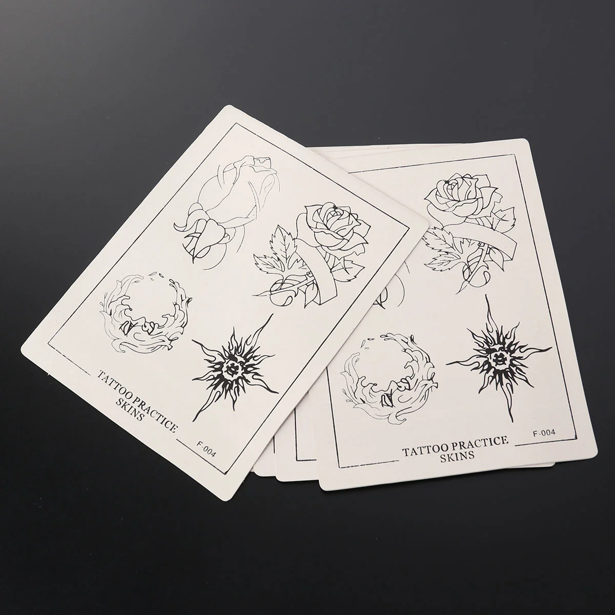 

5pcs Practice Pattern Simulation Silicone Skin for Learning Training