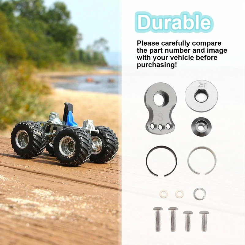 Металлический 25T регулируемый сервопривод звуковой сигнал для TRX-4 Axial SCX10 1/10