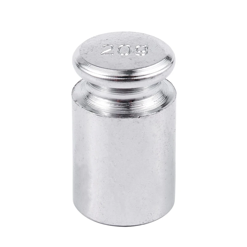 

3X Weight 1G 2G 5G 10G 20G Chrome Plating Calibration Gram Scale Weight Set For Digital Scale Balance Silvery White